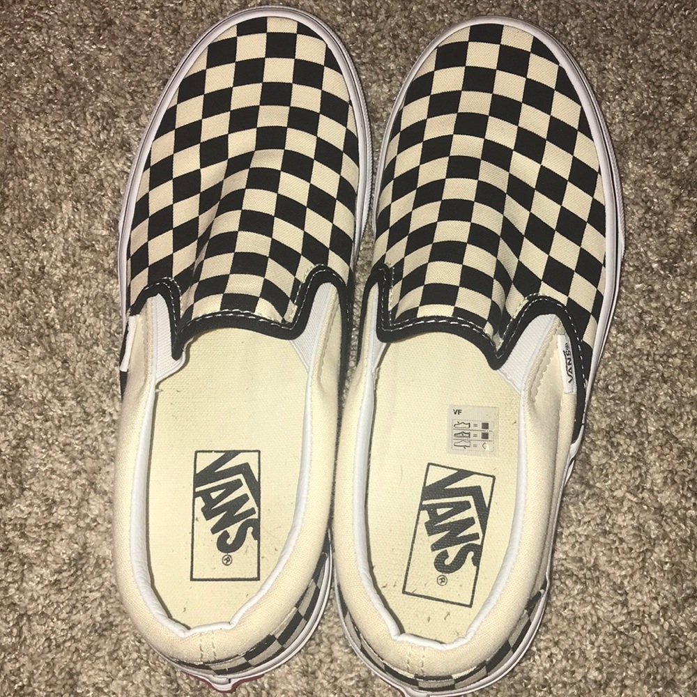 Brand new without tags checkered vans